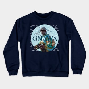 gnawa music of morocco and spirit LIGHT BLUE DESGIN T-shirt Crewneck Sweatshirt